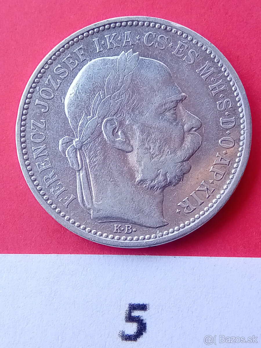 1 Koruna strieborná Uhorská - 2