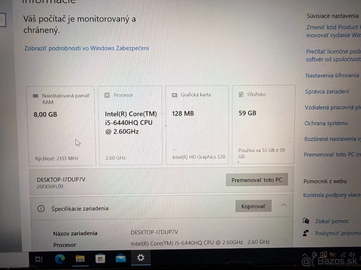 Predám funkčnú použitú matičnú dosku do notebooku T460p - 2