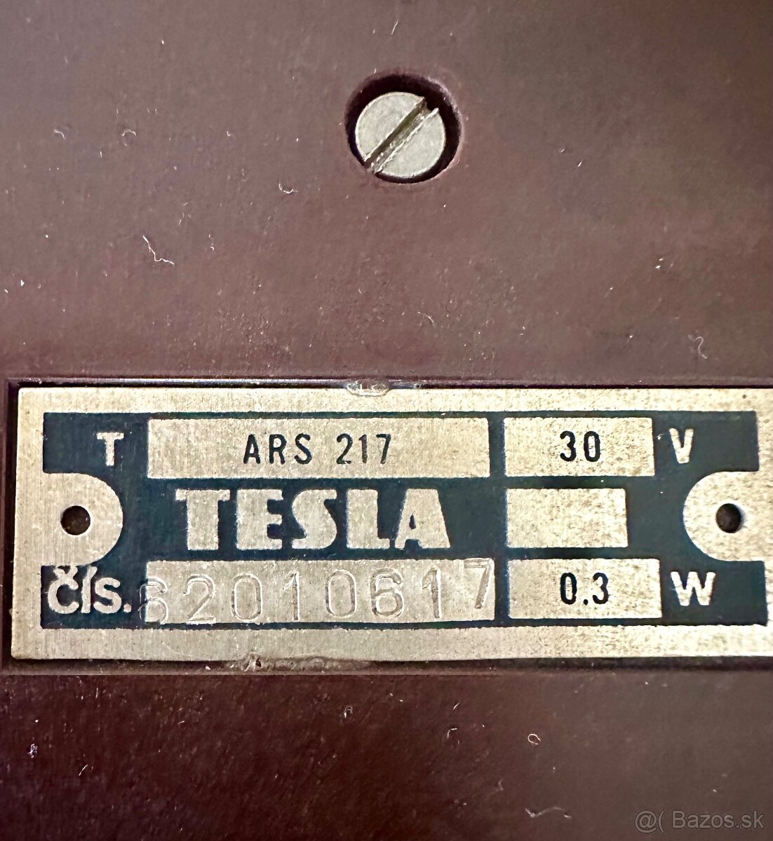Staré Bakelitové rádio Tesla ARS 217 - sloní ucho - 2