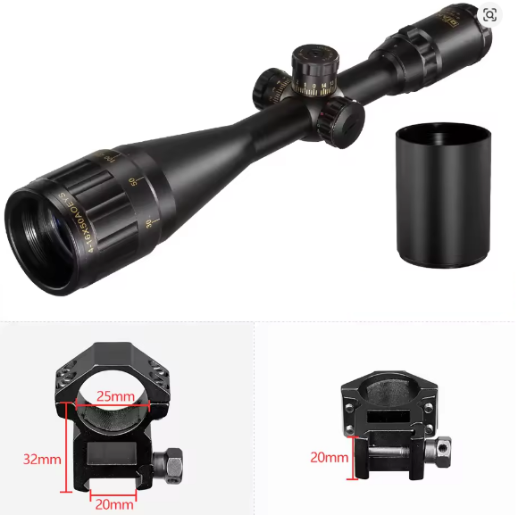 Predám puškohľad Diana 4-16x50 s podsvietením a paralaxou - 2