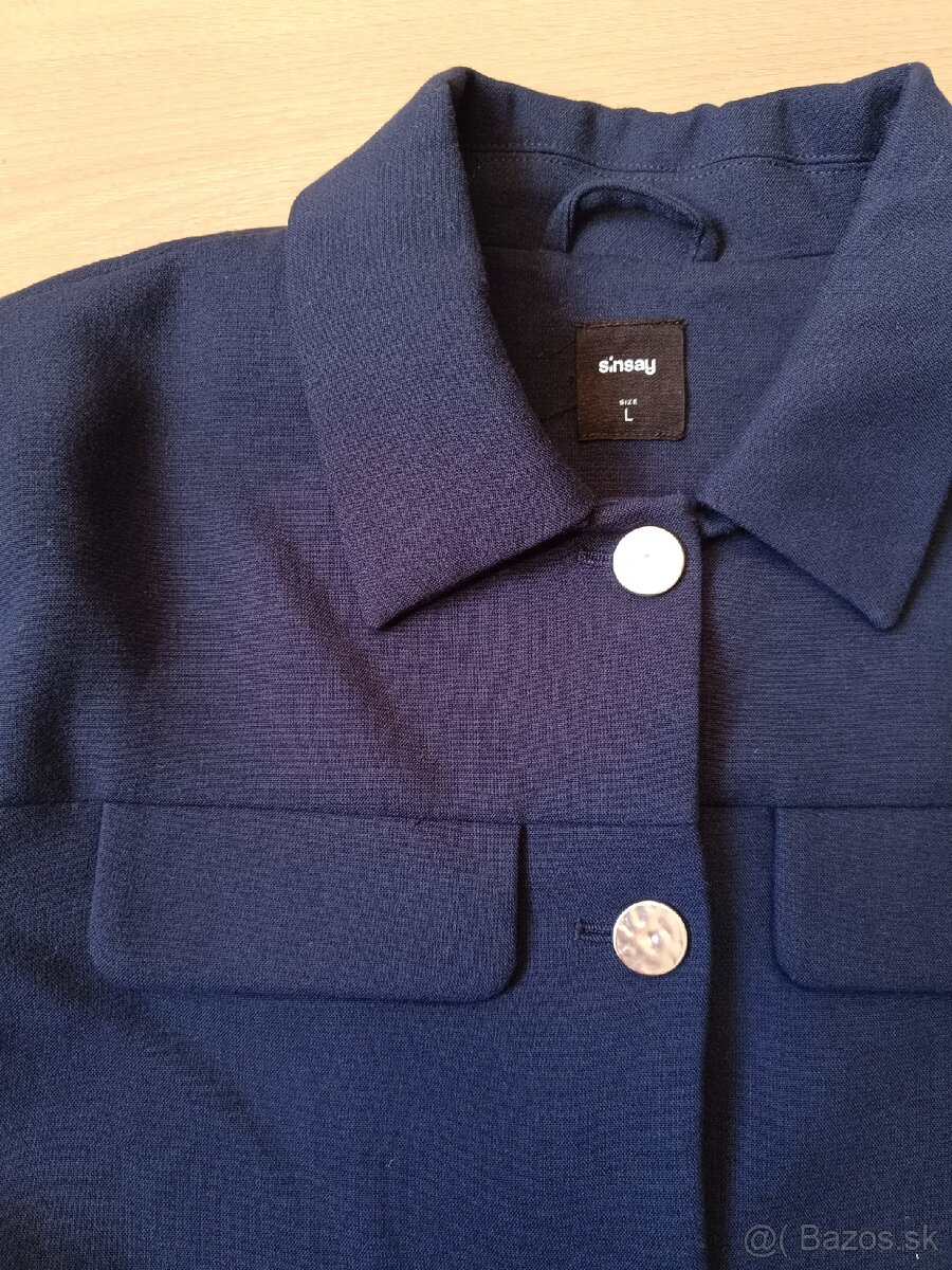 Modré krátko sako - 2