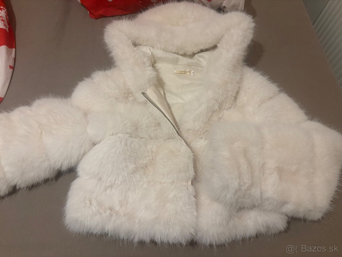 Krasny biely kozuch hruby - 2