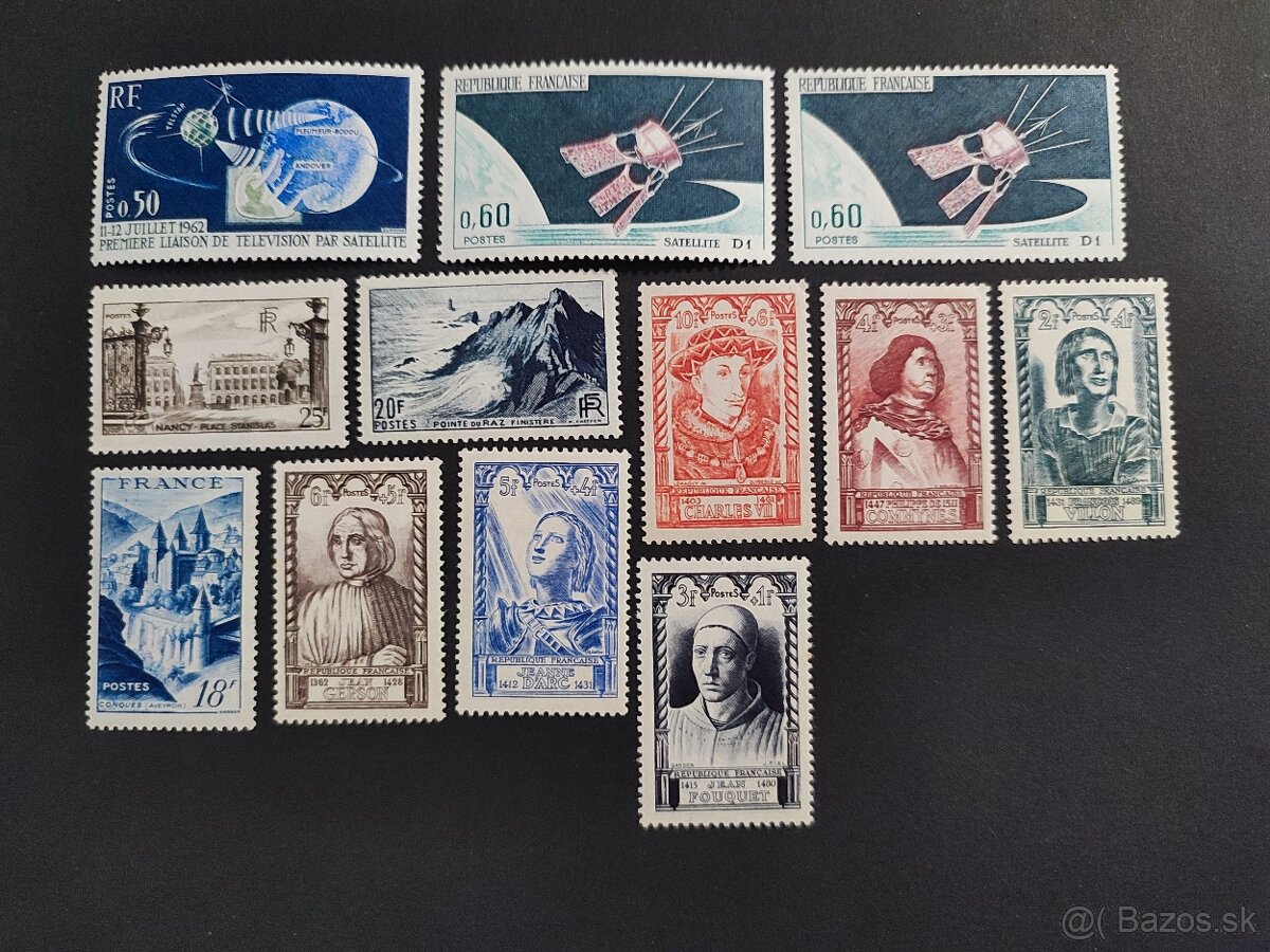 FRANCÚZSKO I. poštové známky - 2