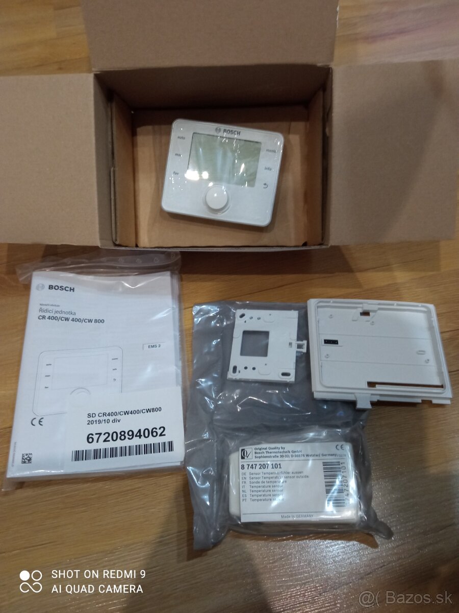 Regulácia Bosch Junkers CW 400 - 2