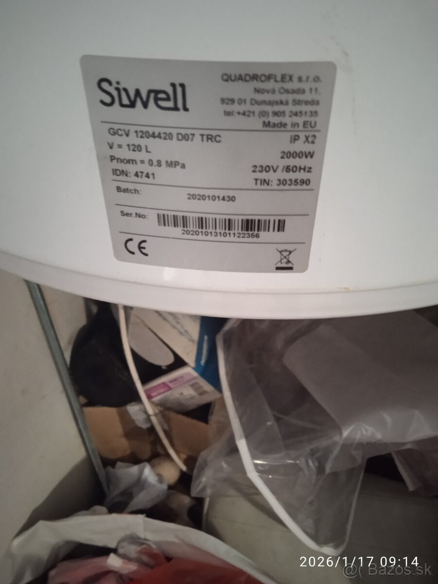 Predám el. Bojler. - 2