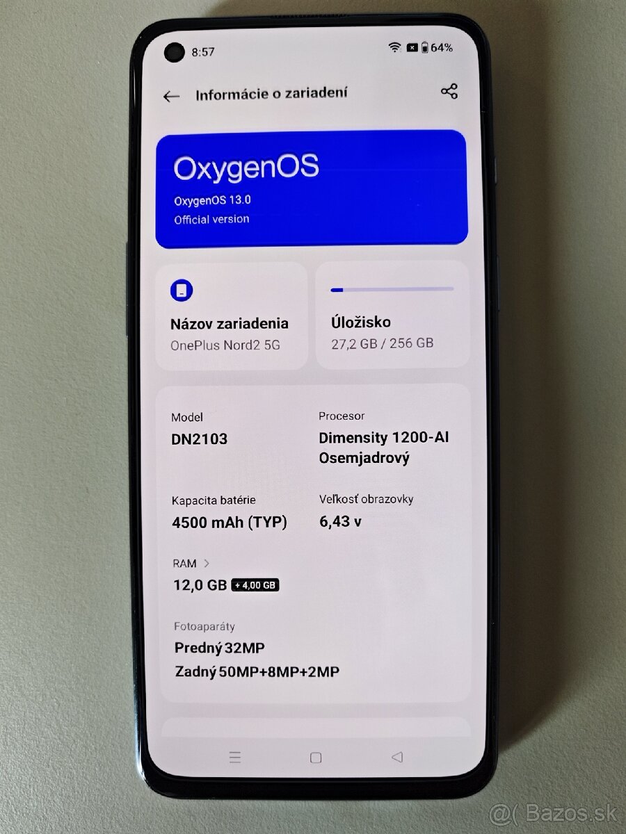 OnePlus Nord 2 12GB/256GB - 2