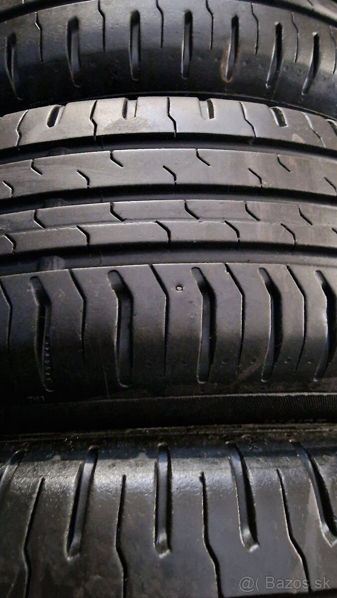 Predám 4ks jazdené letné 175/65r15-84T Continental - 2