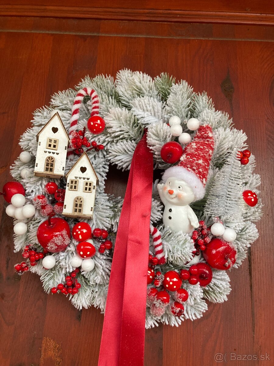 🎁 Vianočný venček na dvere 🎅🏼❤️ - 2