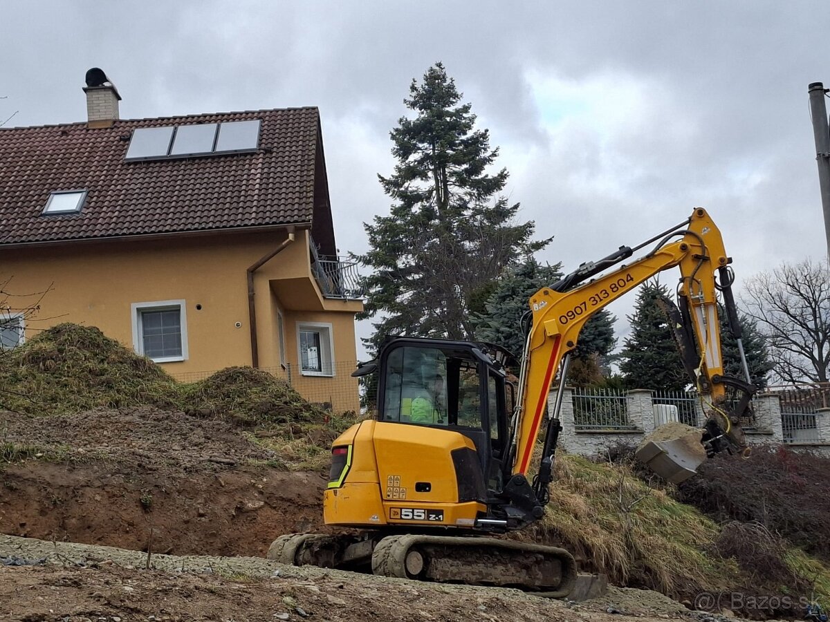 Pásový bager JCB 55Z-1 2017 - 2