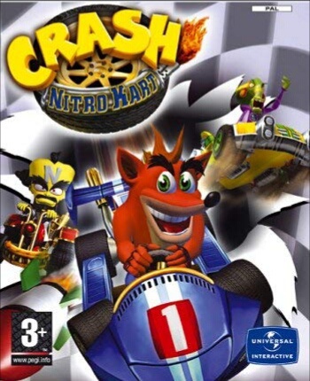 Playstation 2 slim s Crashom Bandicootom - 2