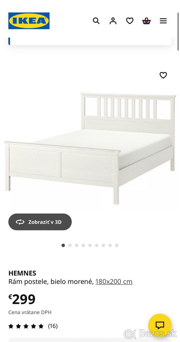 Posteľ Hemnes - Ikea - 2