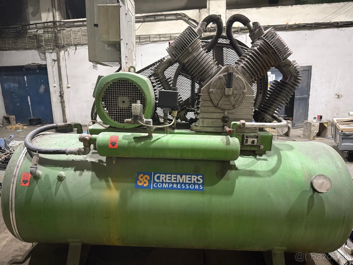 Kompresor 2 valec 500l vzduchojem - 2