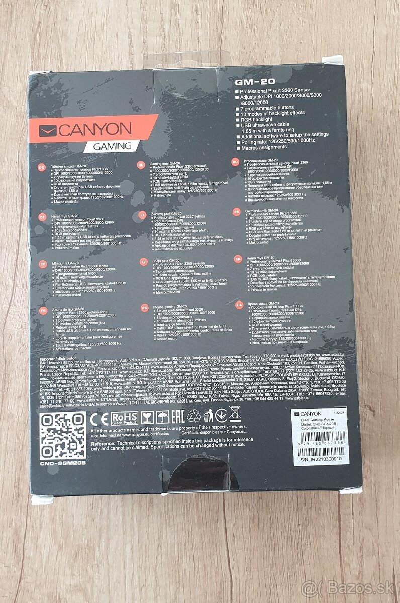 Herná myš GM-20 - 2
