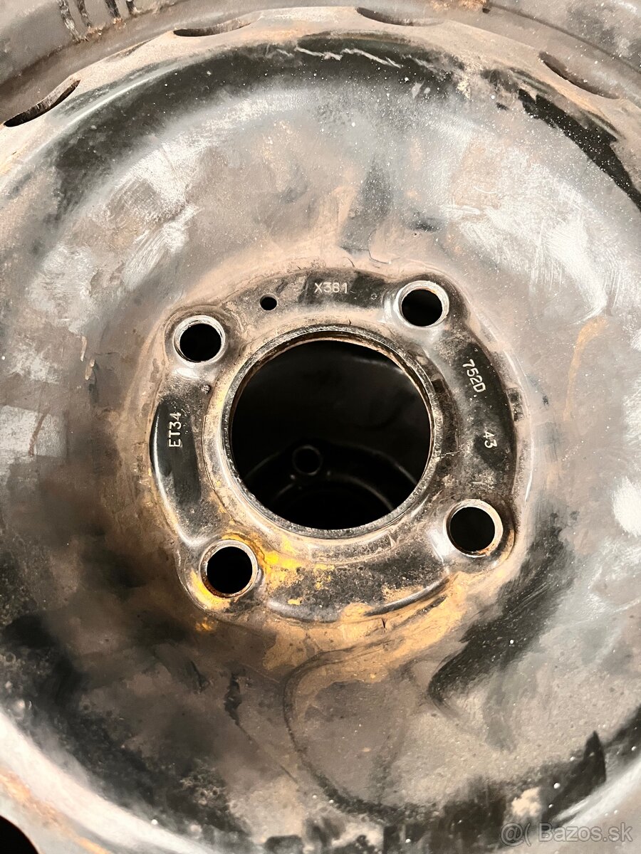 Plechove disky Peugeot 206 - 2