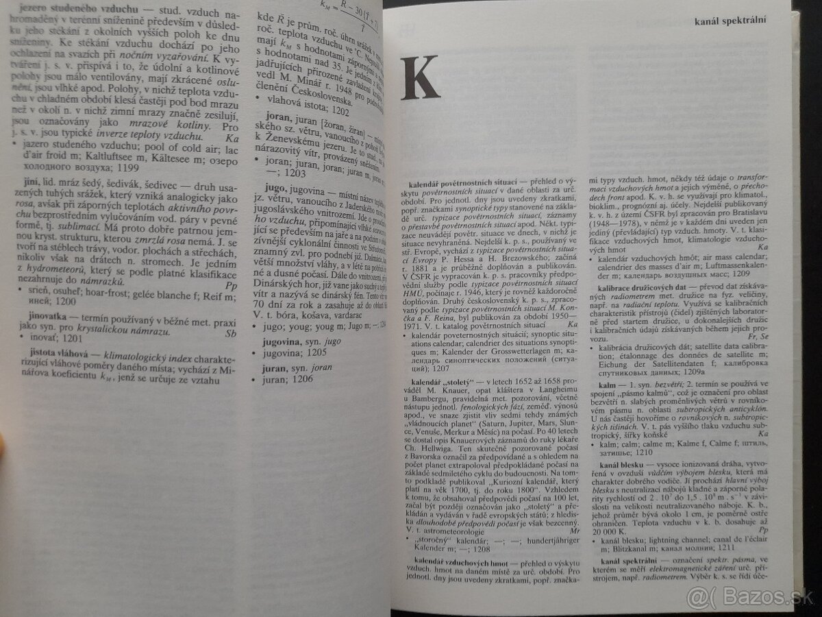 Meteorologický slovník výkladový & terminologický - 2