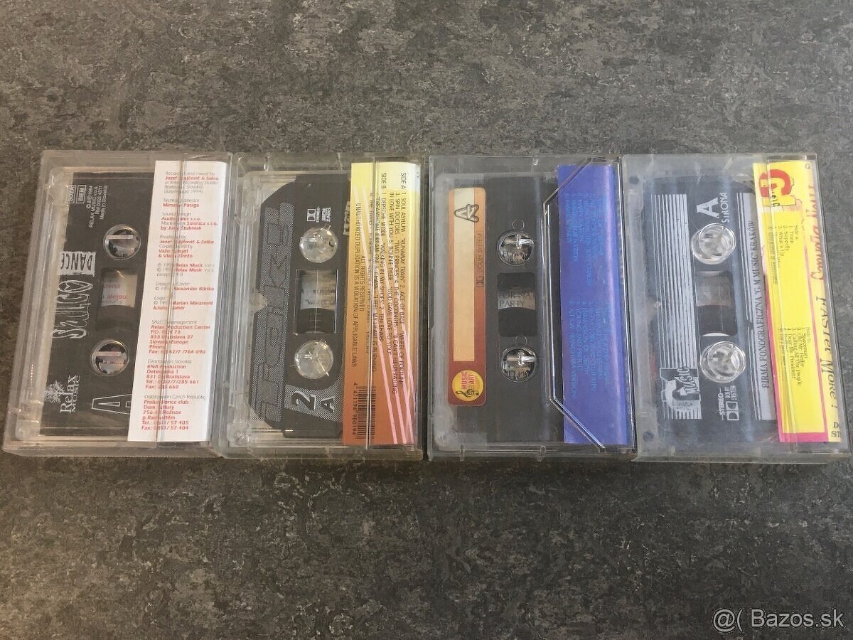 MC kazety 90’s - 2