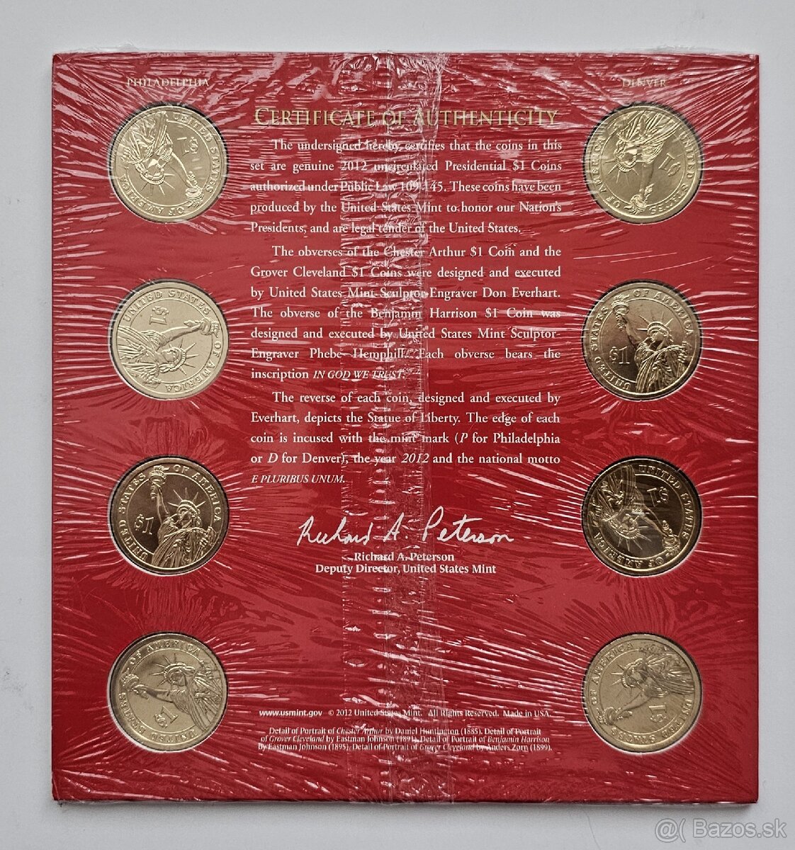 2011 Sada US Prezidenti 1USD ,UNC - 2