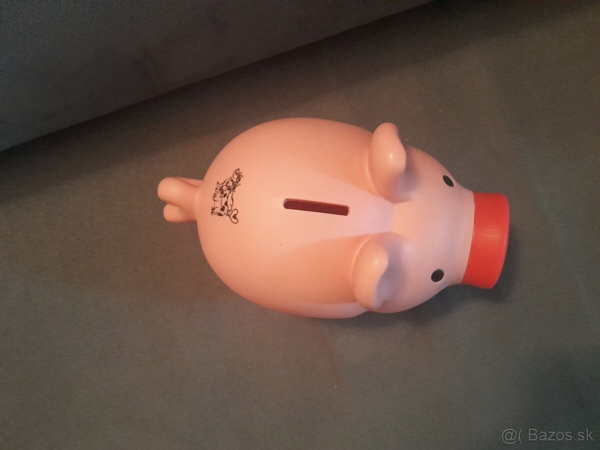 Pokladnička - prasiatko - plast - 2