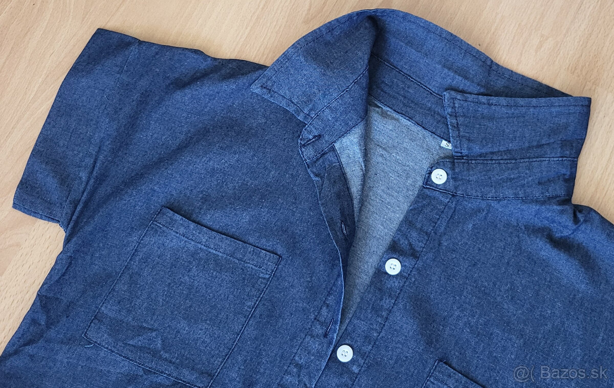 Džínsové šaty - Tmavomodré - 2