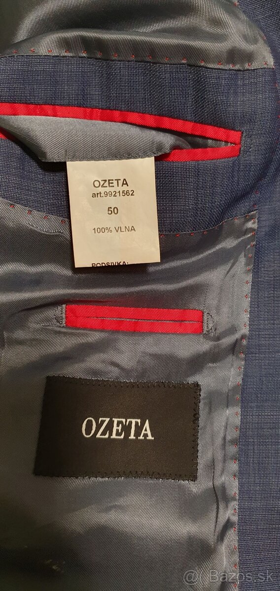 Oblek OZETA modrý - 2