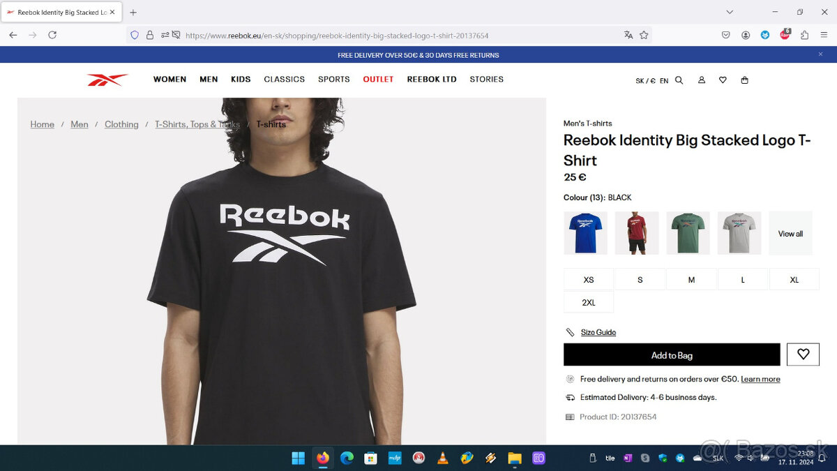 Tričko Reebok - 2