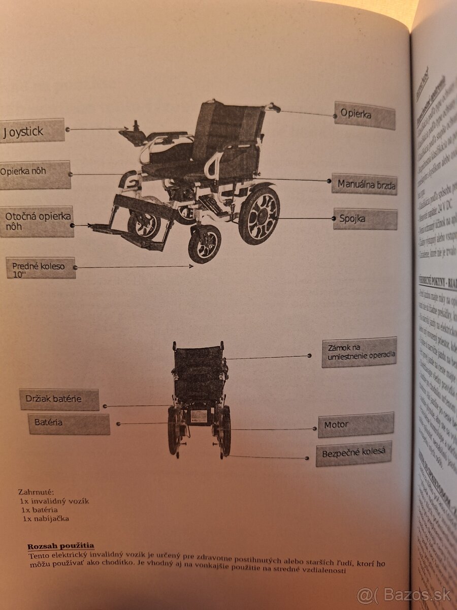 Elektrický invalidný vozík - 2