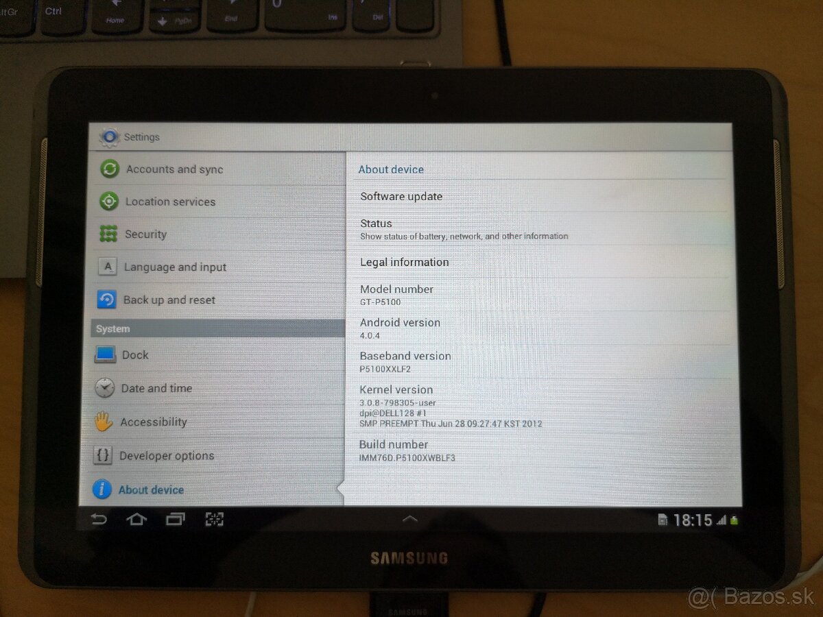 Tablet Samsung GT-P5100 - 2