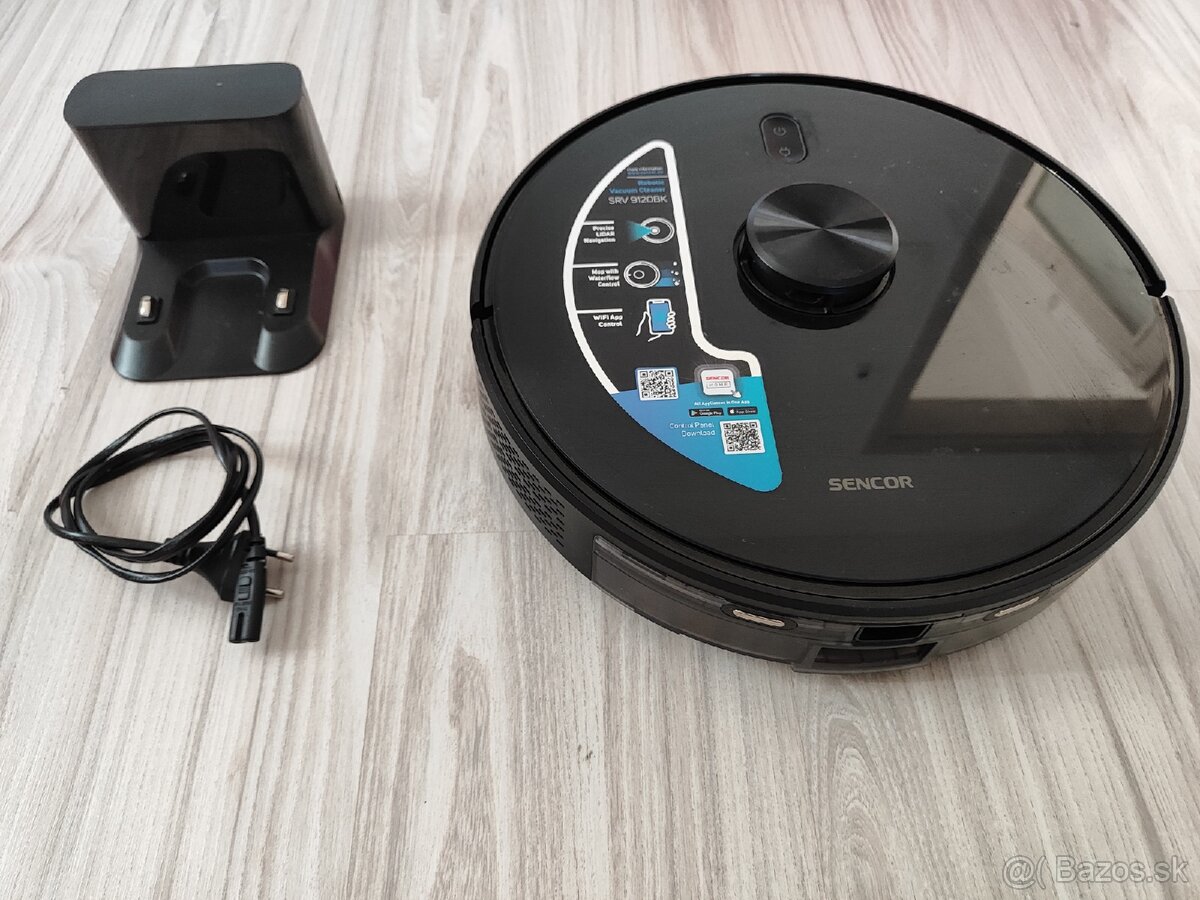 ROBOTICKÝ VYSÁVAČ S MOPOM SENCOR SRV R9120BK - 2