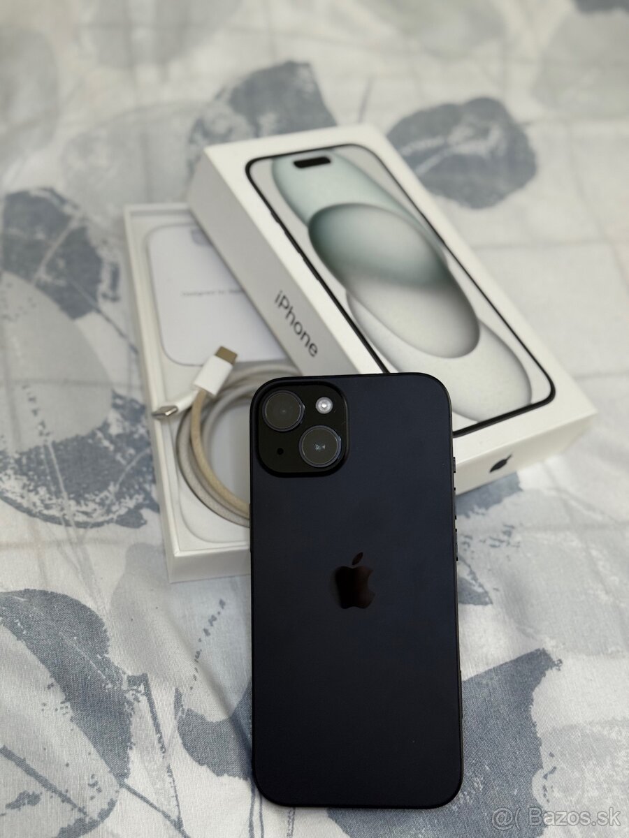 iPhone 15 256 GB – top stav + 10 krytov - 2