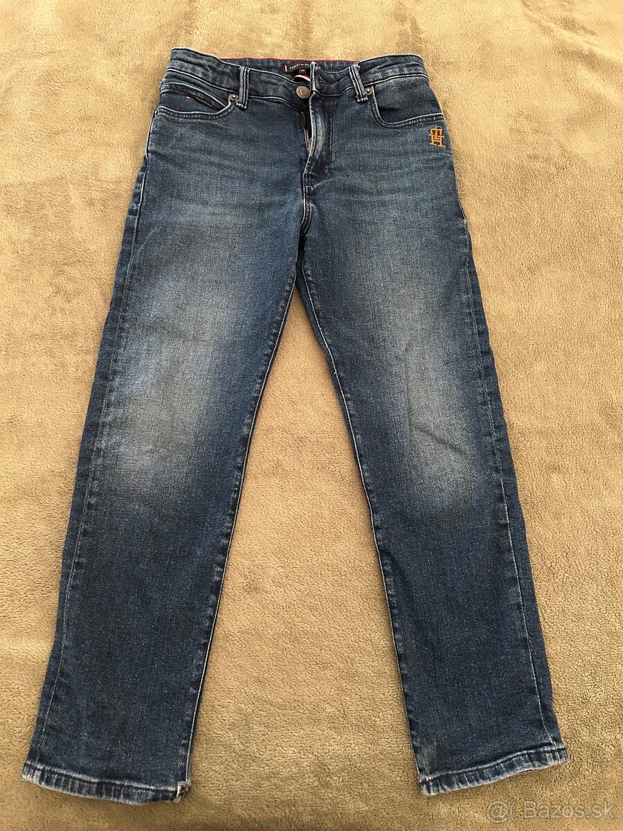 Detské rifle Tommy Hilfiger vel.140 tm.modrá - 2