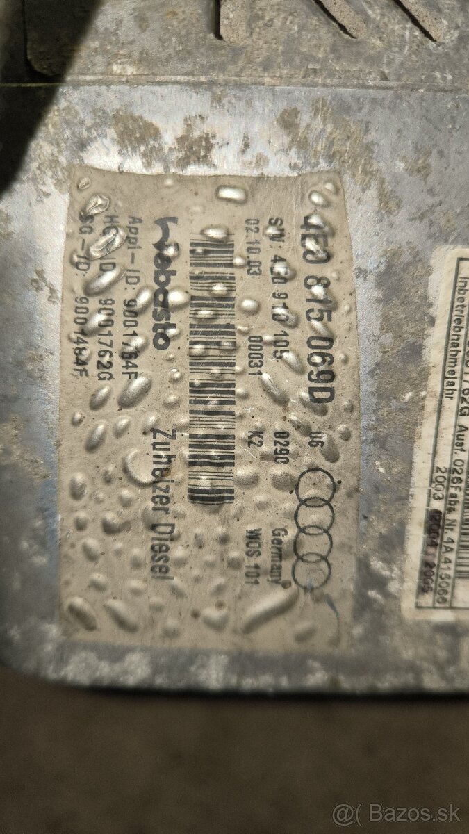 Webasto Audi A8 D3 - 2