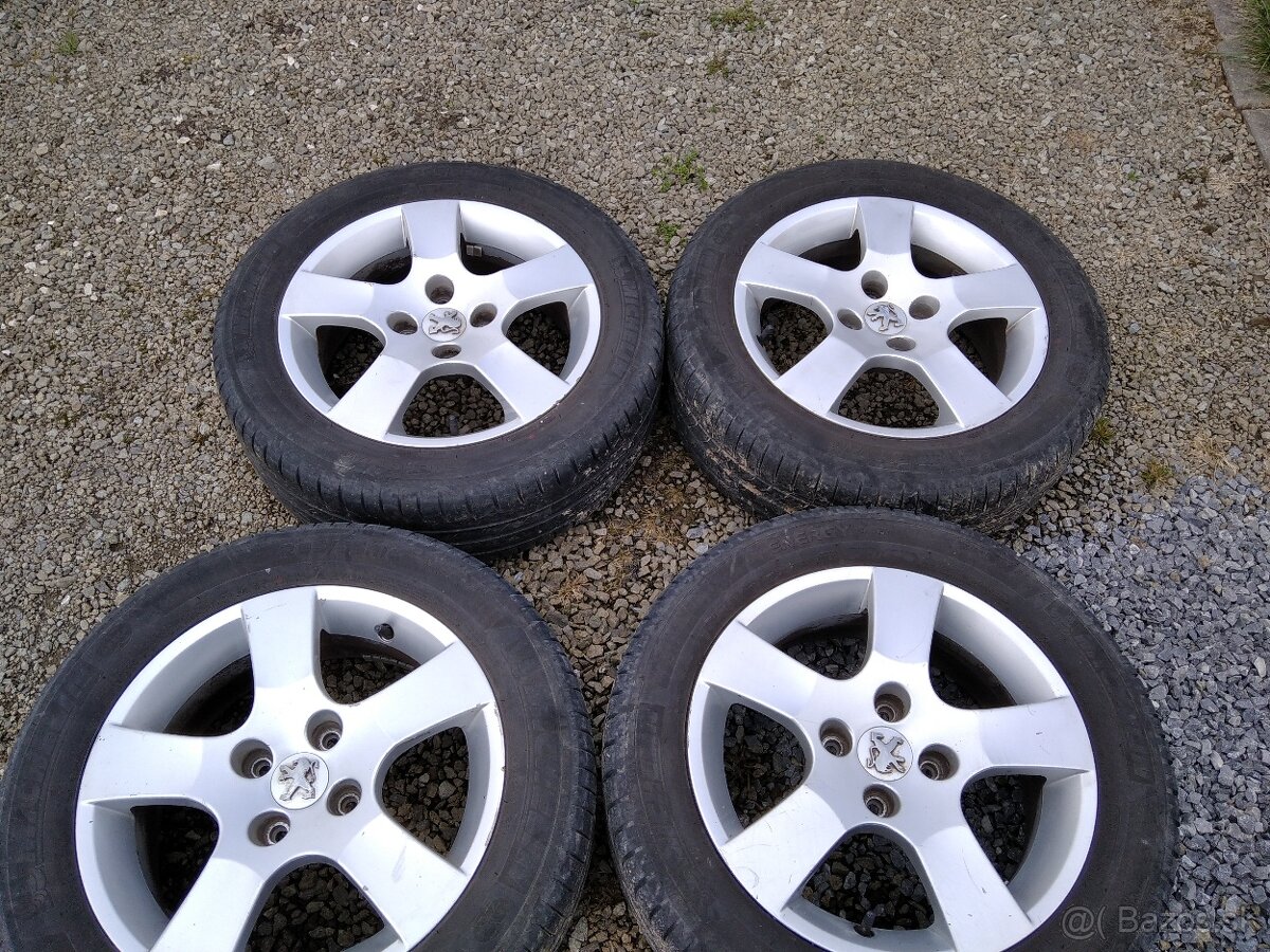 R16 originál PEUGEOT 207 rozteč 4x108 ET 27 - 2