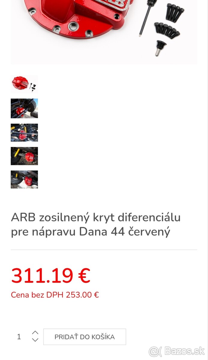 Kryt diferenciálu ARB - 2