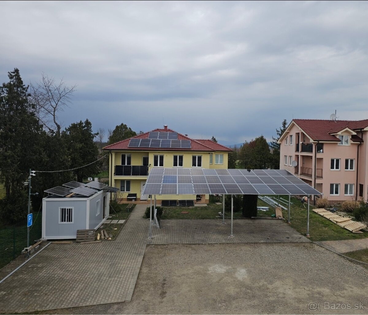 Solárne krytie parkoviska - 2