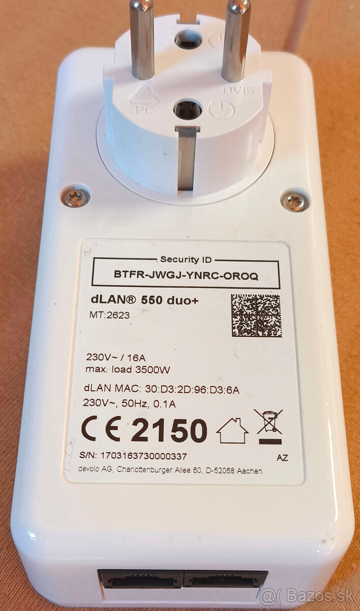 devolo dLAN 550 duo+ – Powerline adaptér - 2