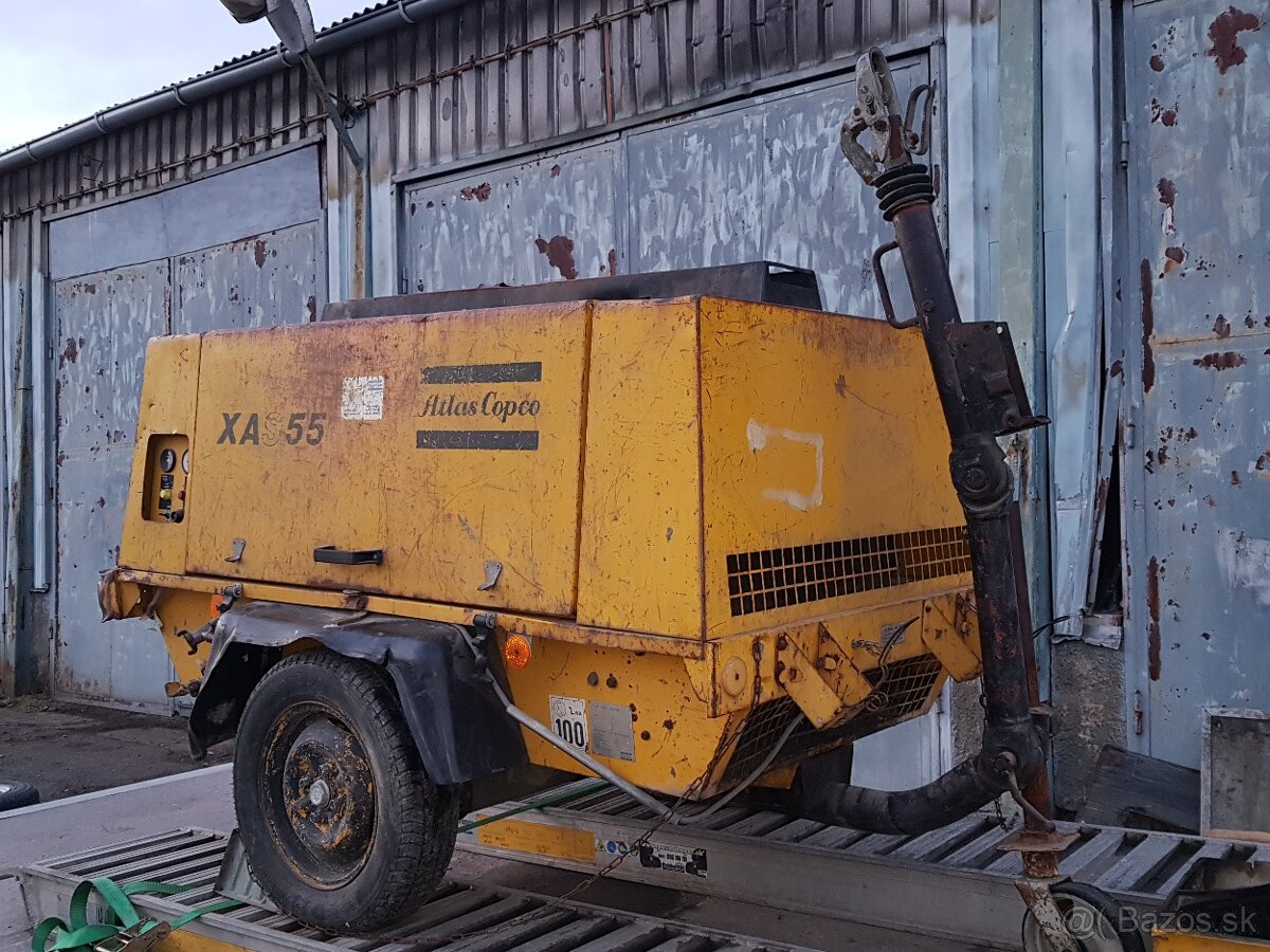 Mobilny kompresor Atlascopco - 2