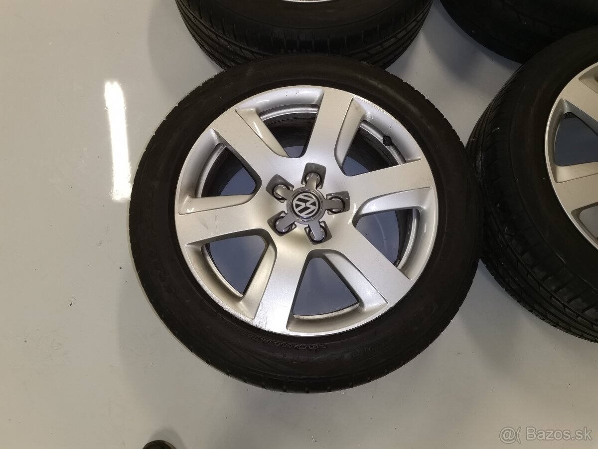 VW Caddy disky 5x112 17 a pneu 5mm - 2