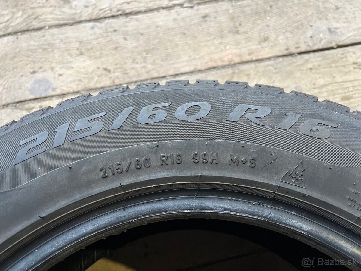 215/60R16 99H Pirelli Sottozero 3 - 2
