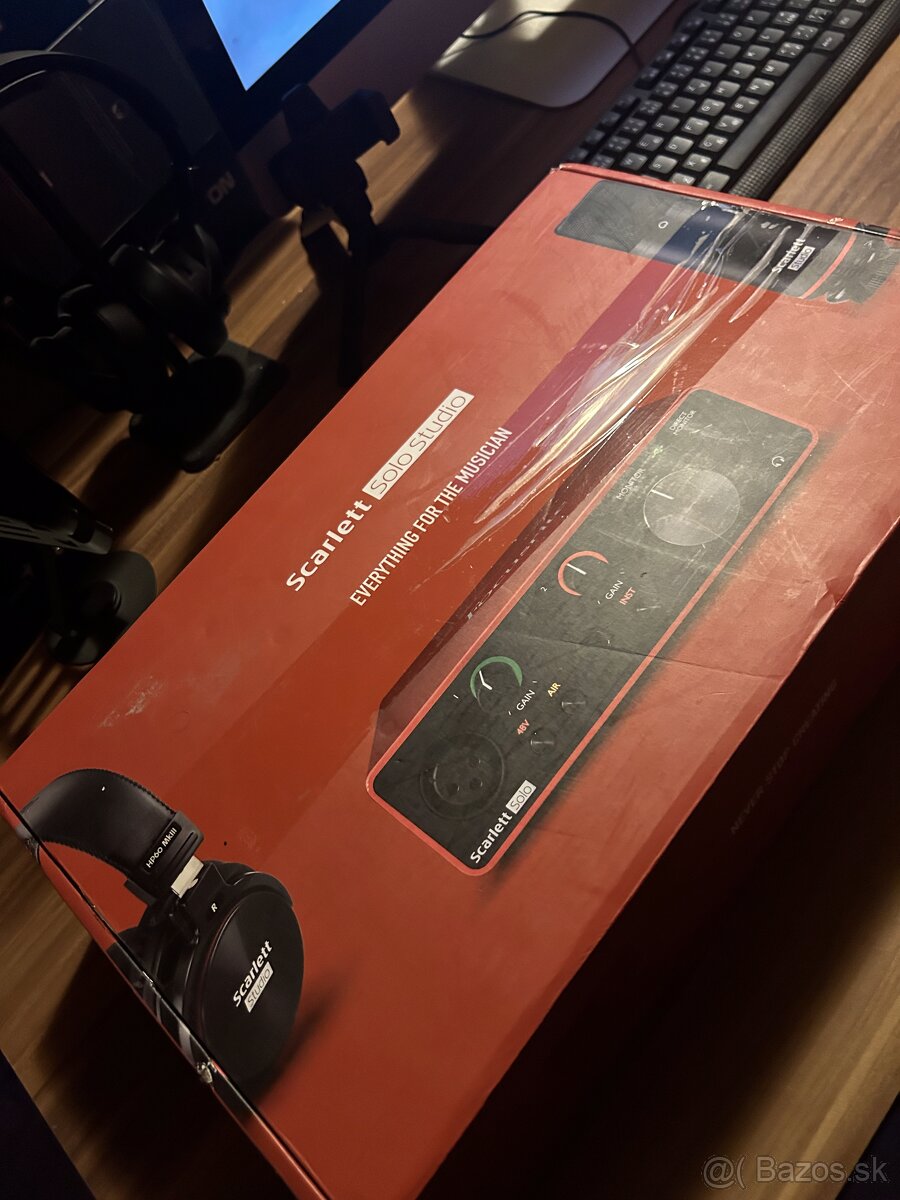 Predám studio set Focusrite Scarlett Solo Studio 4th gen. - 2