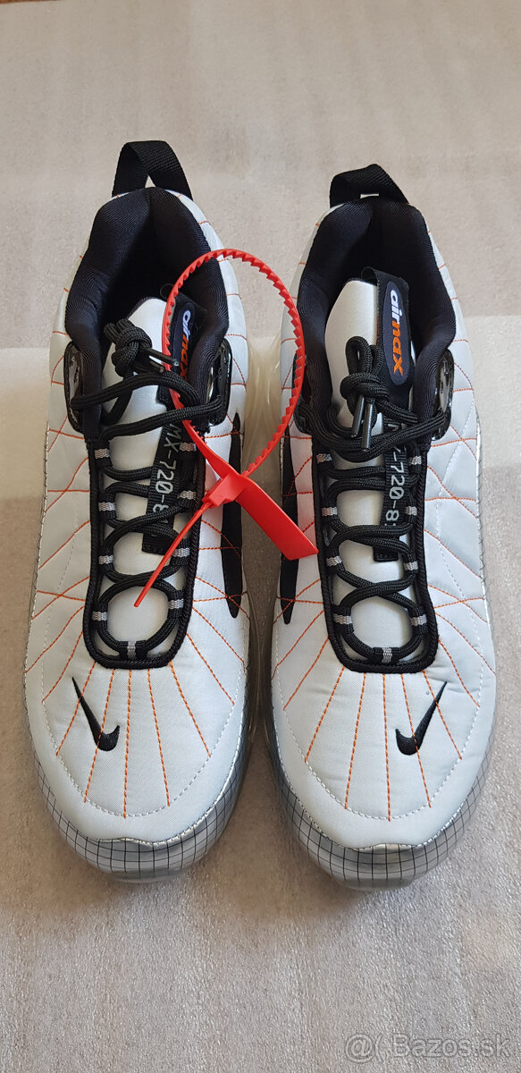 NIKE AIR MAX 720 SILVER BLACK ORANGE - 2