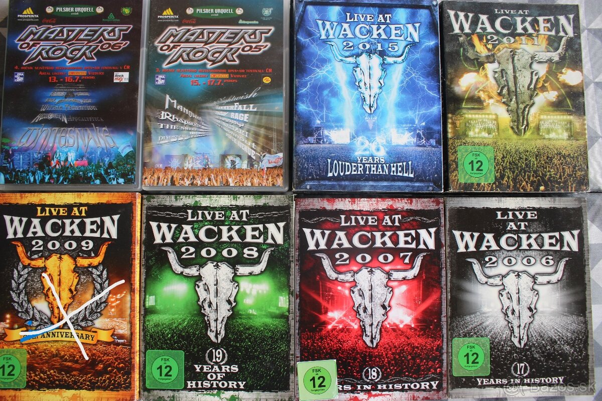 Predám Metalové DVD - 2