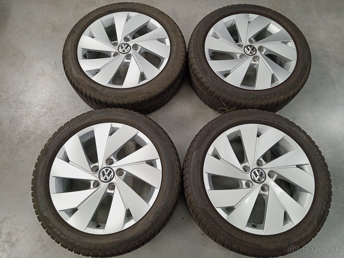 Predam zimne ALU 5x112 R17 6,5J ET46 ORIGINAL VOLKSWAGEN - 2