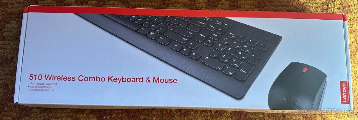 Nové Lenovo 510 Wireless Keyboard and Mouse Combo - 2