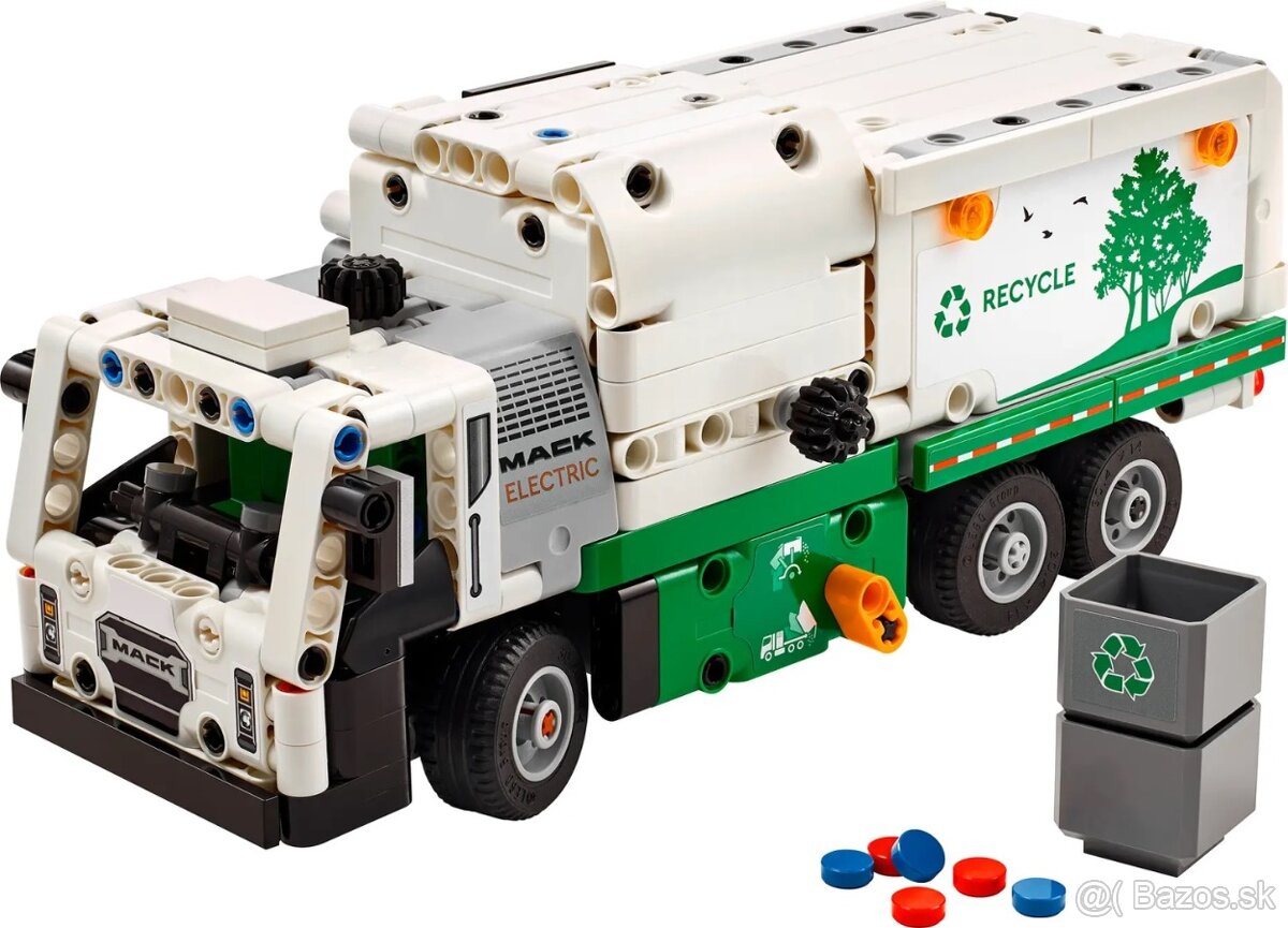 LEGO Technic - Smetiarske vozidlo 42167 - NOVÉ - 2