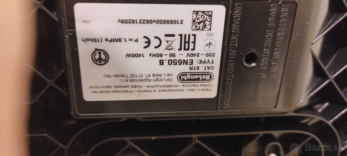 kavovar Nespresso EN640.B 19 bar - 2