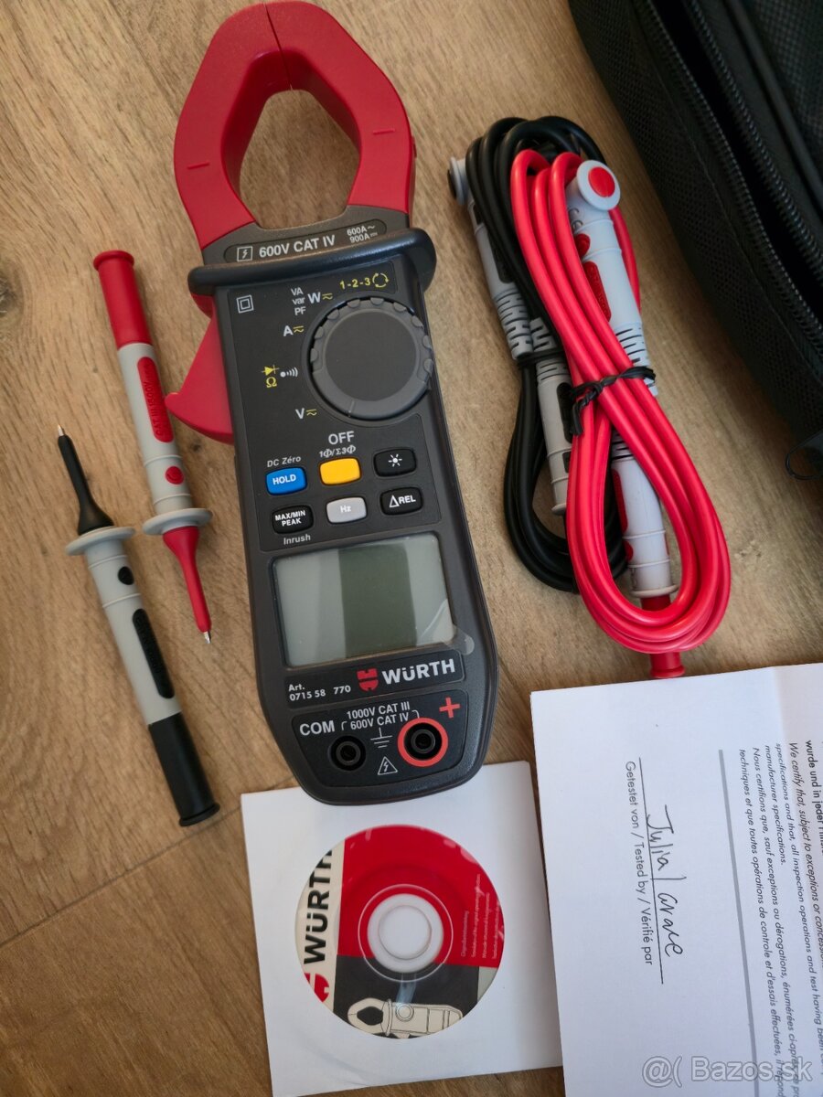 Wurth kleštovy multimeter nový - 2