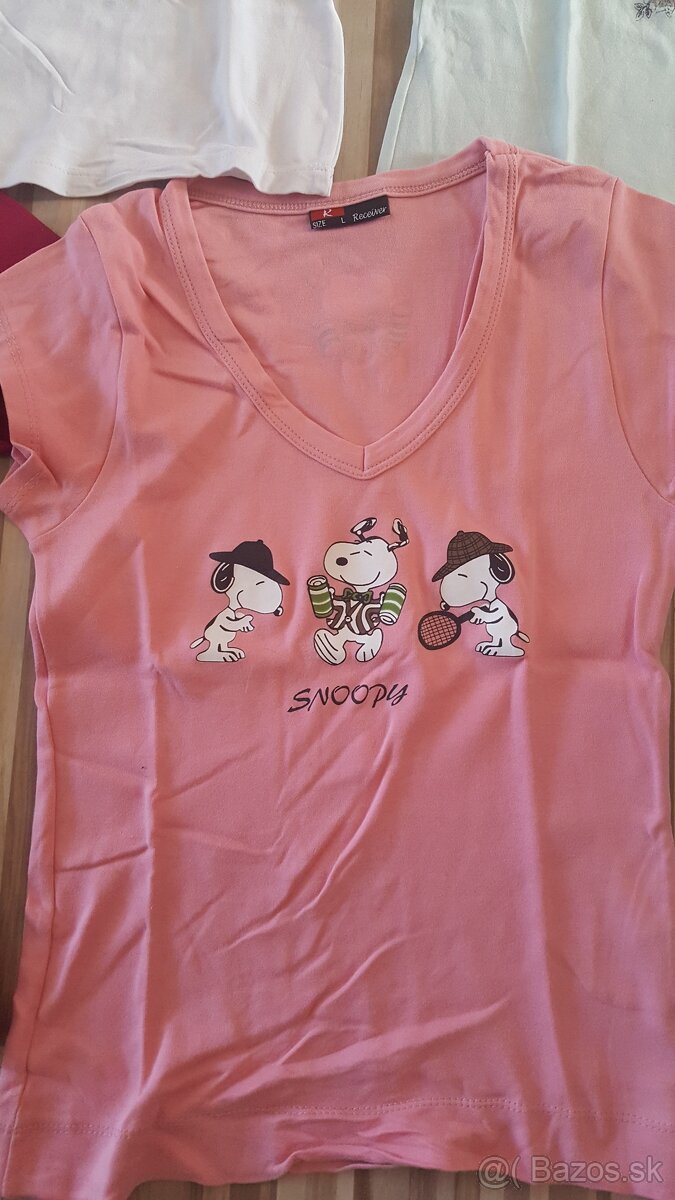 5ks Tričká krátky rukáv veľ.S - 2