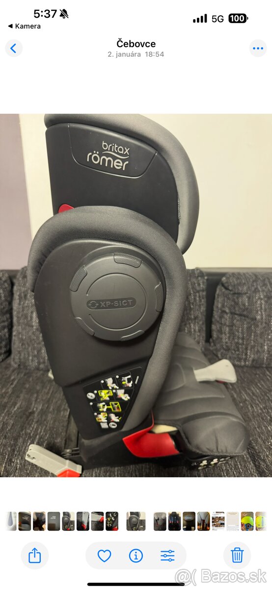 Römer Britax autosedacka - 2