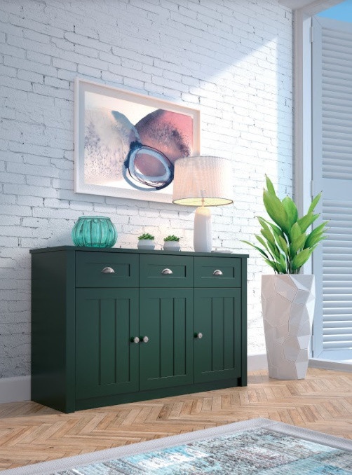 Provensálsky nábytok zelenej farby na predaj - obývačka - 2