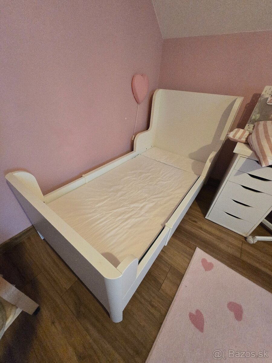 Predám detskú nastaviteľnú posteľ IKEA - 2